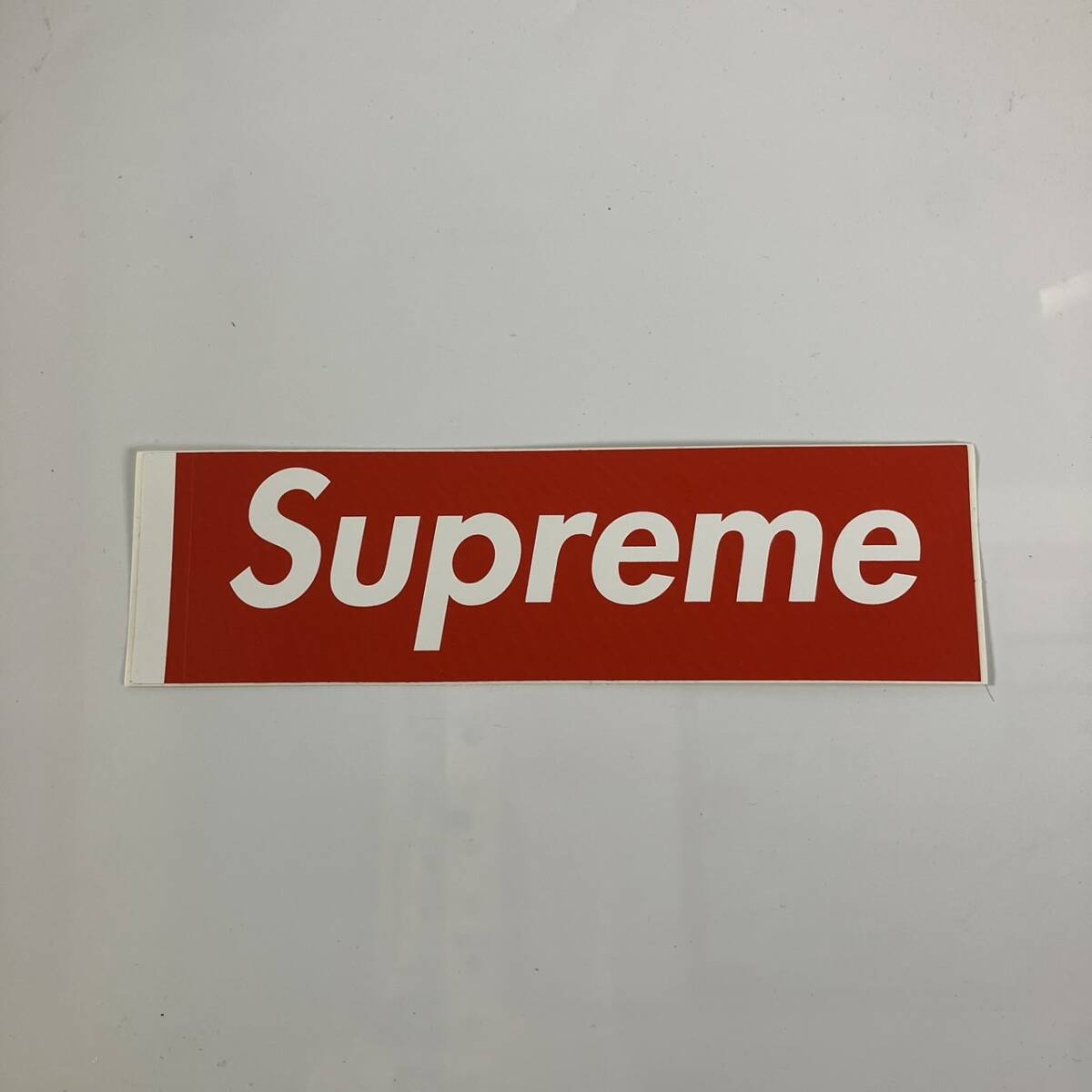 1円スタート 初期 Supreme Box Logo ステッカー 赤 レッド 1円スタート 初期 Supreme Box Logo ステッカー 赤 レッド