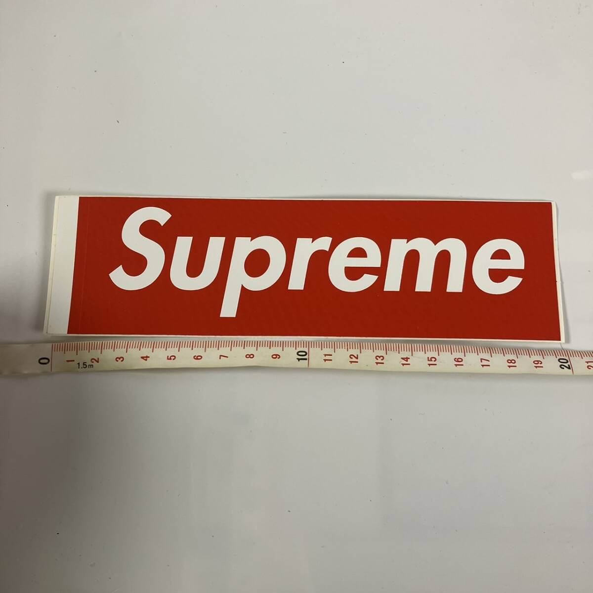 1円スタート 初期 Supreme Box Logo ステッカー 赤 レッド 1円スタート 初期 Supreme Box Logo ステッカー 赤 レッド