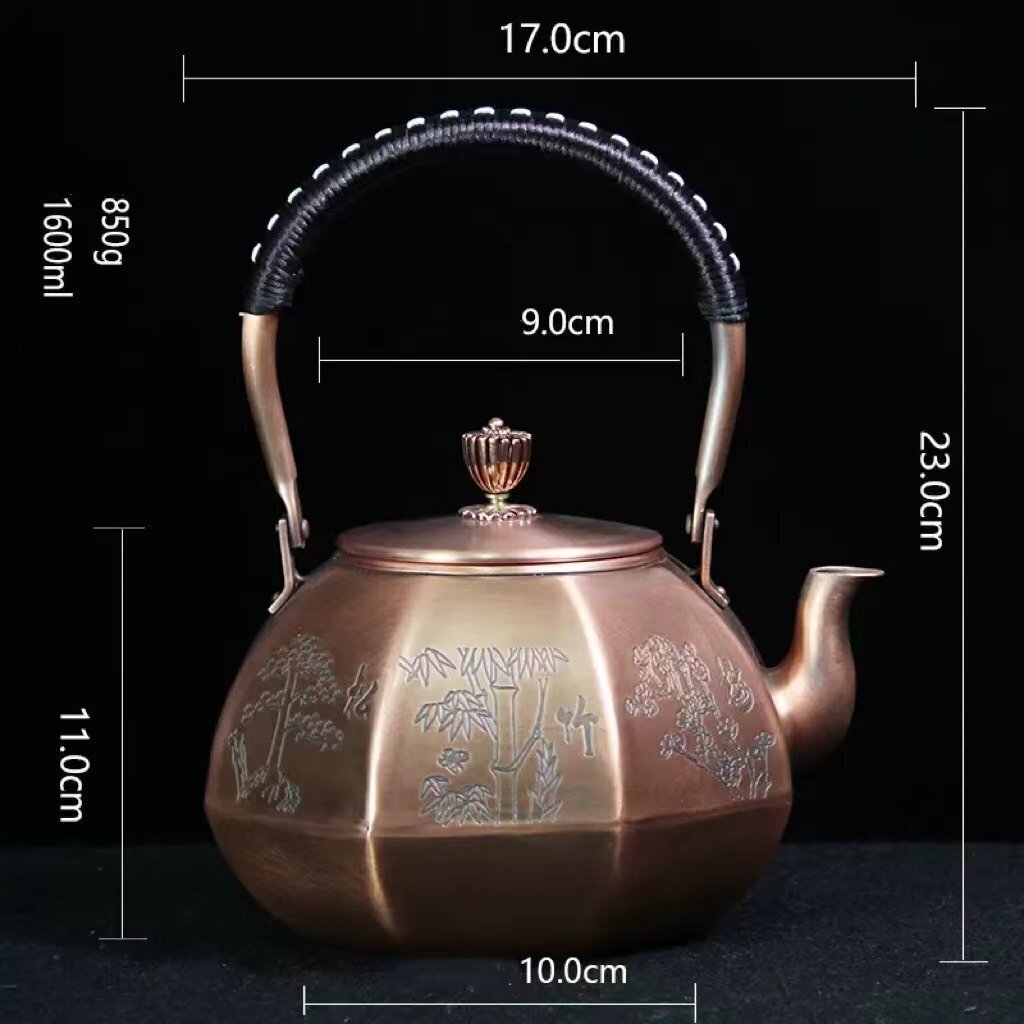高品質☆ 古風 銅瓶 /やかん /茶道具/ 銅びん/大容量/紫銅/煎茶 高品質☆ 古風 銅瓶 /やかん /茶道具/ 銅びん/大容量/紫銅/煎茶