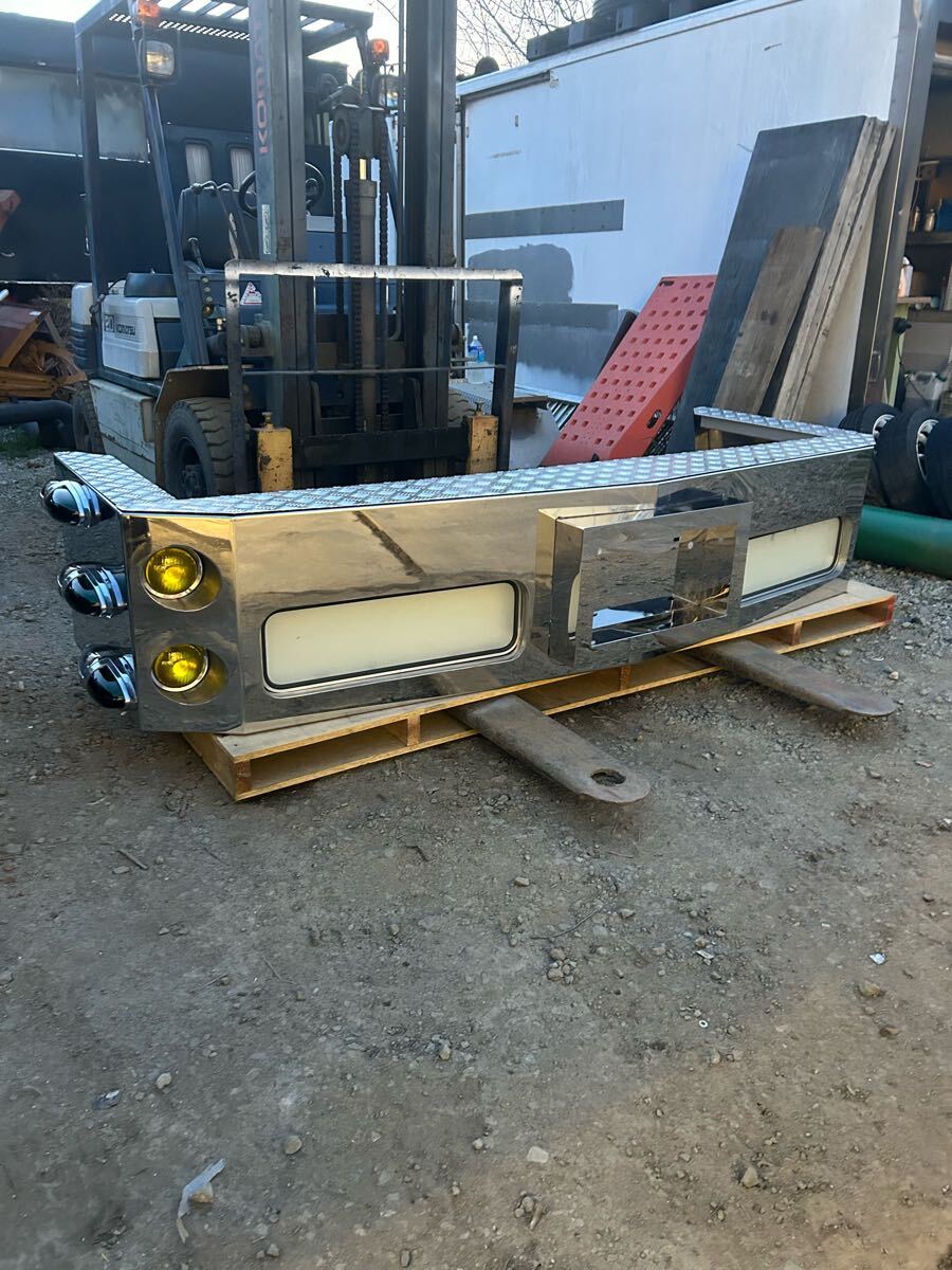 デコトラ 大型用舟形バンパー ステンレス!レトロ!希少 デコトラ 大型用舟形バンパー ステンレス!レトロ!希少