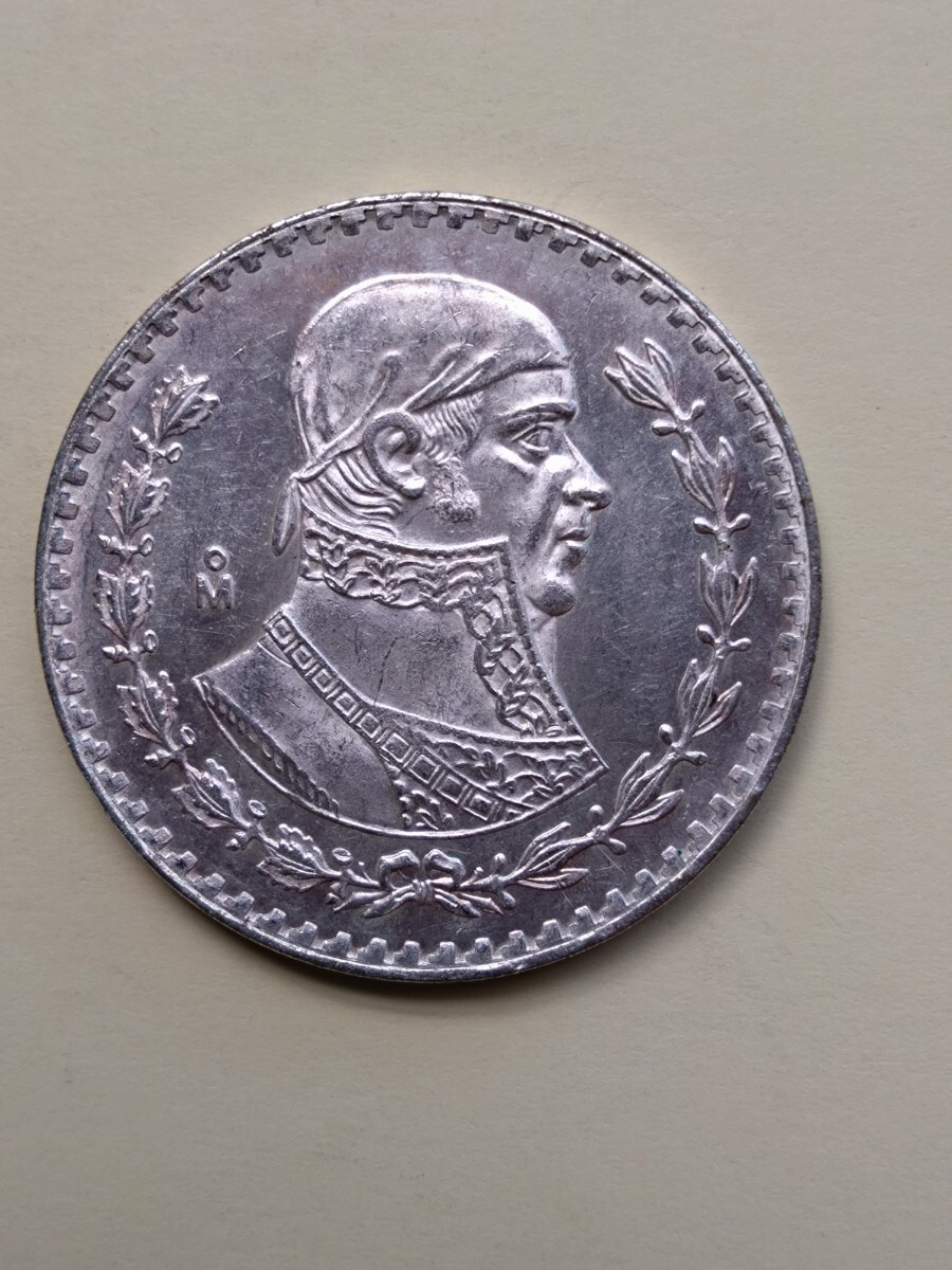外国コイン メキシコ (Rー898) 1ペソ銀貨 1966年 (北 外国コイン メキシコ (Rー898) 1ペソ銀貨 1966年 (北