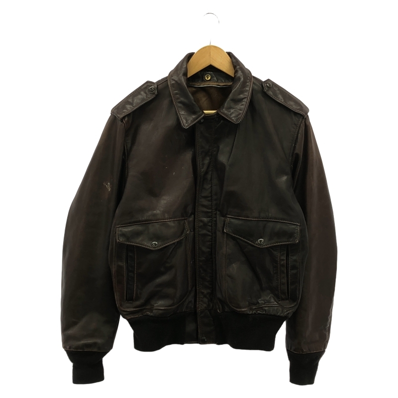 中古】SCHOTT シングルレザージャケット ブラウン サイズ40 中古】SCHOTT シングルレザージャケット ブラウン サイズ40