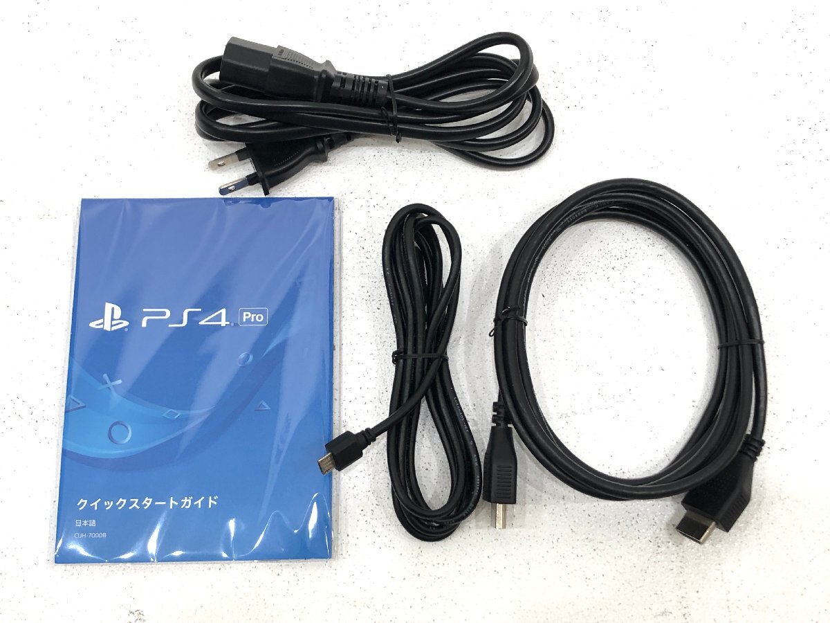 △【7】初期化済み SONY PS4 Pro CUH-7000B ジェットブラック △【7】初期化済み SONY PS4 Pro CUH-7000B ジェットブラック