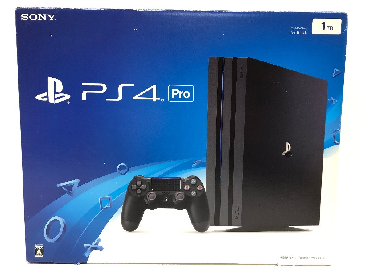 △【7】初期化済み SONY PS4 Pro CUH-7000B ジェットブラック △【7】初期化済み SONY PS4 Pro CUH-7000B ジェットブラック