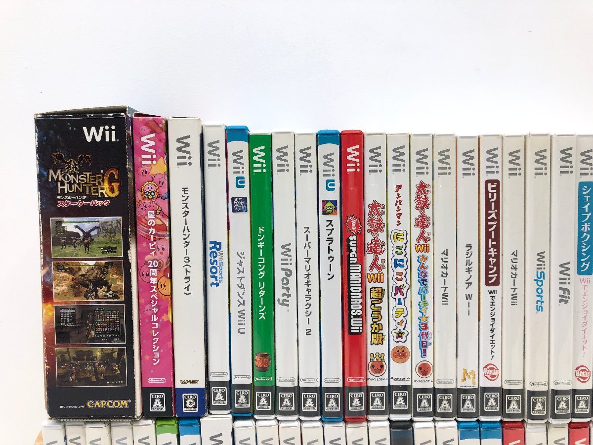 〇【2】ジャンク Wii・WiiUソフト 75本まとめ マリオ/ドンキー 〇【2】ジャンク Wii・WiiUソフト 75本まとめ マリオ/ドンキー