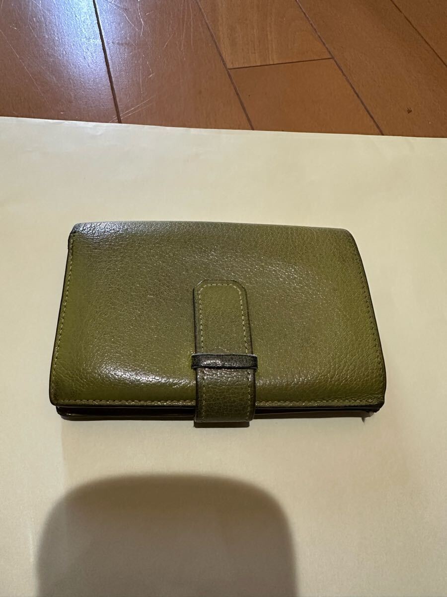 円 HERMES エルメス レザー ゴールド金具 二つ折り 財布 札入れ 円 HERMES エルメス レザー ゴールド金具 二つ折り 財布 札入れ