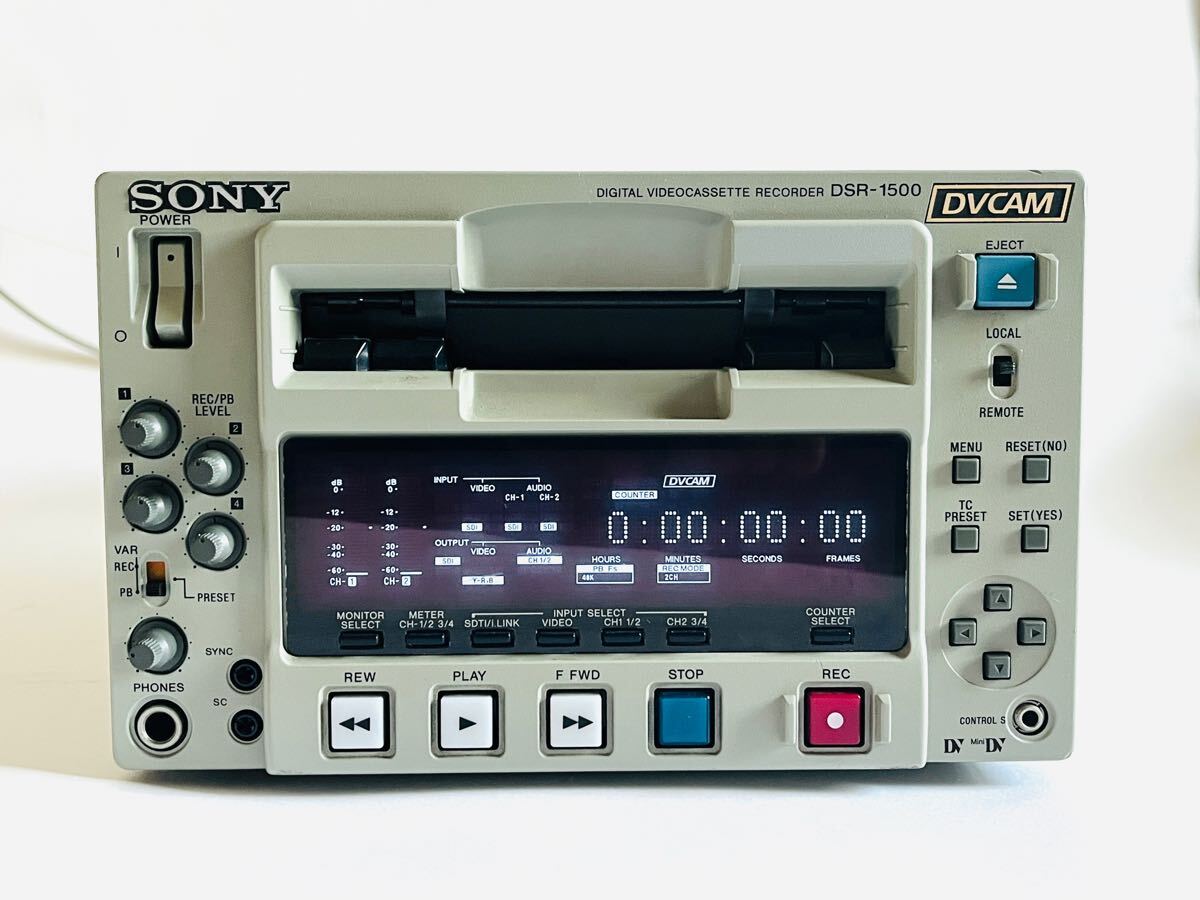 SONY DVCAM DSR-1500 業務用 美品(プロ用、業務用)|売買された SONY DVCAM DSR-1500 業務用 美品(プロ用、業務用)|売買された
