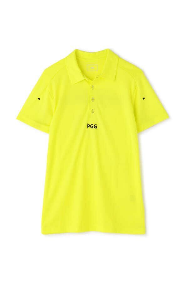 新品正規品　PGG byパーリーゲイツ サイズ4 高機能　ポロシャツ　速乾性　ストレッチ　アスリート　イエロー　おすすめ　送料無料_画像8