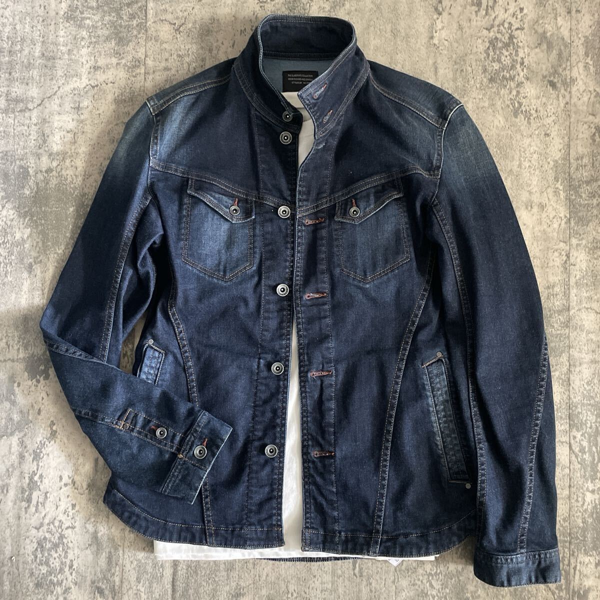 美品】NICOLE CLUB FOR MEN ニコルクラブ デニムジャケット 美品】NICOLE CLUB FOR MEN ニコルクラブ デニムジャケット