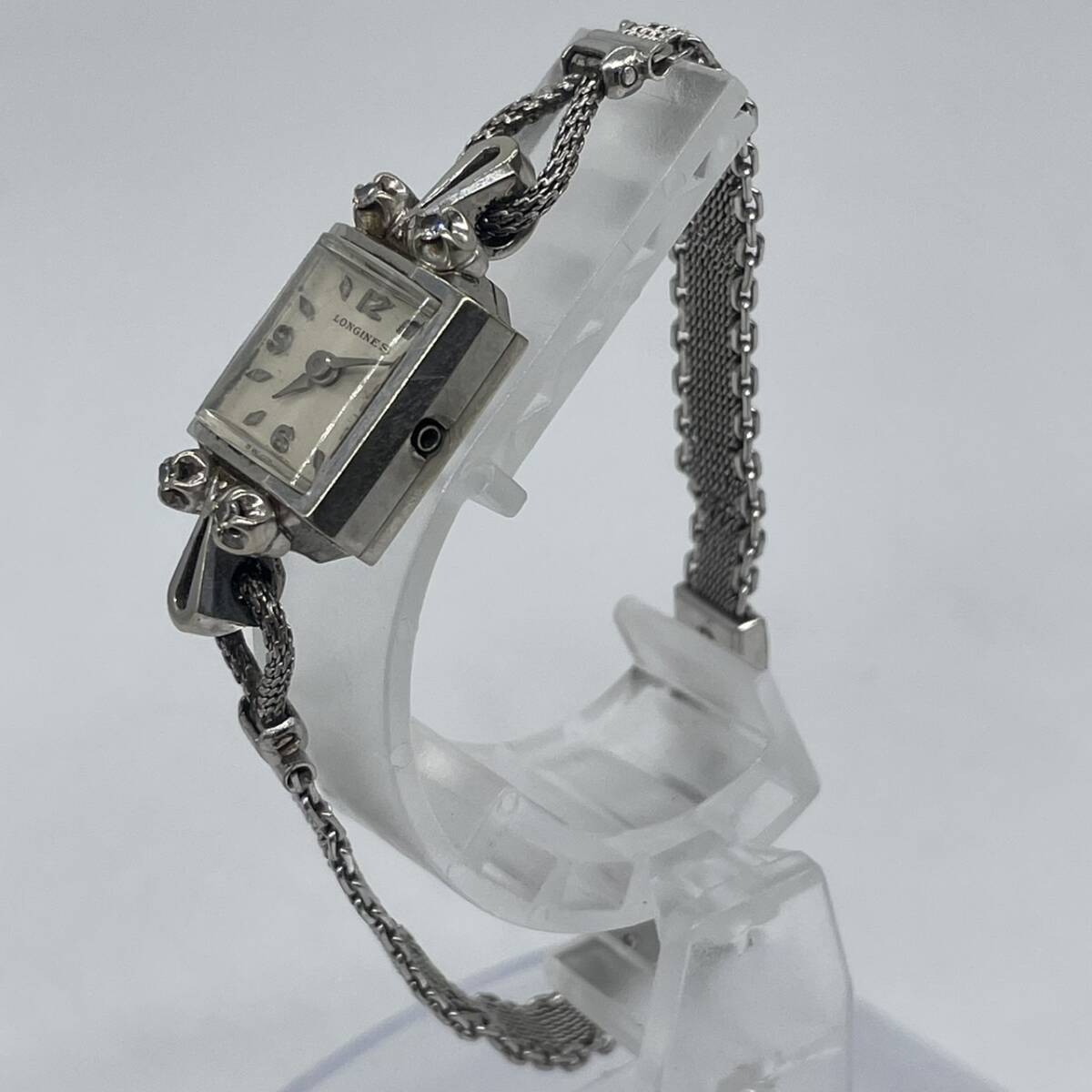 LONGINES ロンジン 【手巻き 不動】14K WG レディース ※リューズ LONGINES ロンジン 【手巻き 不動】14K WG レディース ※リューズ