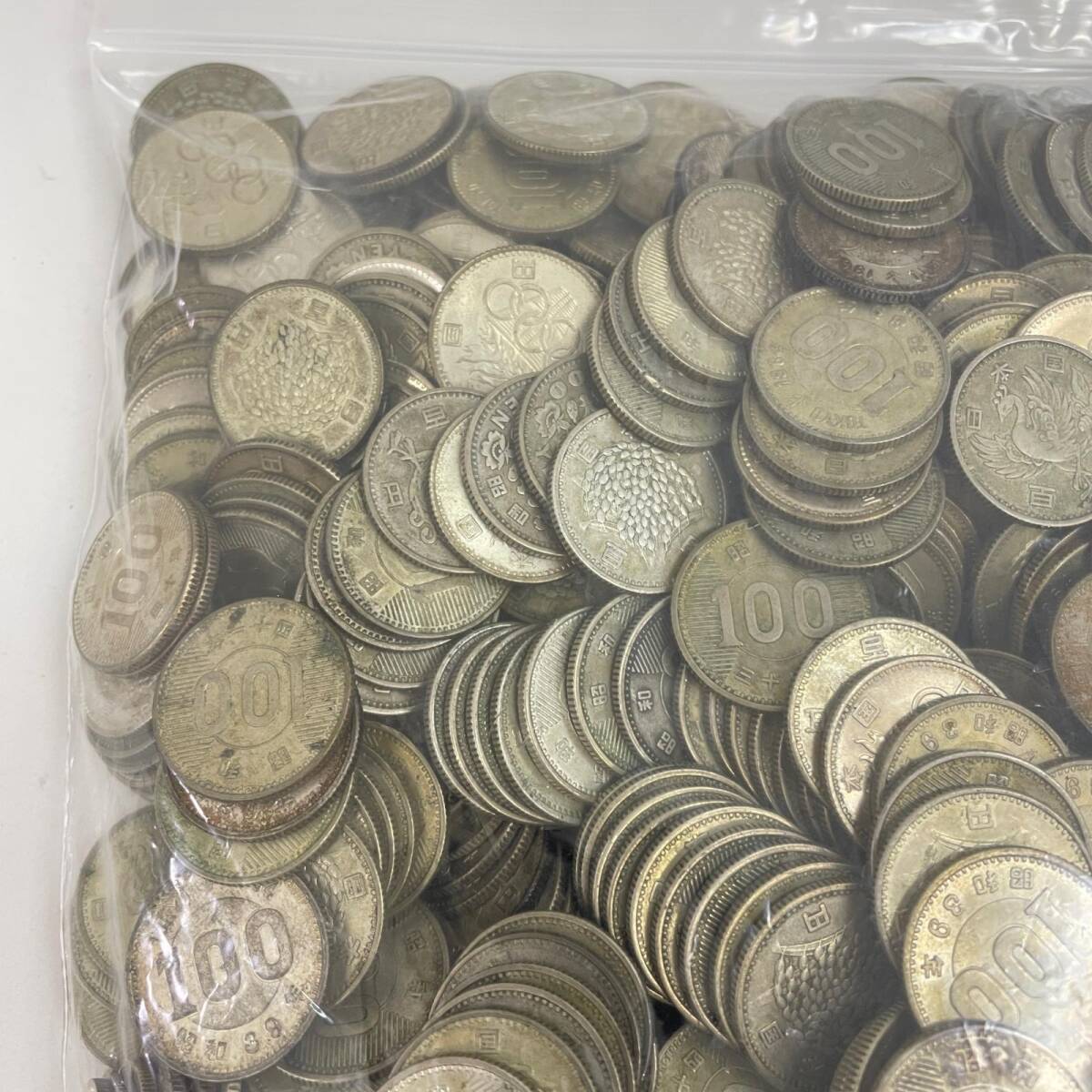 ☆1円 古銭 大量セット 旧100円銀貨 総重量 約5.4kg まとめ 稲穂 ☆1円 古銭 大量セット 旧100円銀貨 総重量 約5.4kg まとめ 稲穂