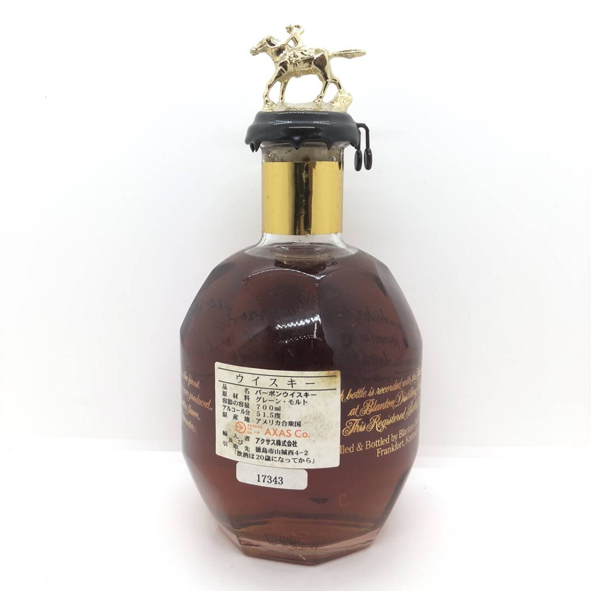☆ ブラントン ゴールド Blanton's Gold バーボンウイスキー箱入 ☆ ブラントン ゴールド Blanton's Gold バーボンウイスキー箱入