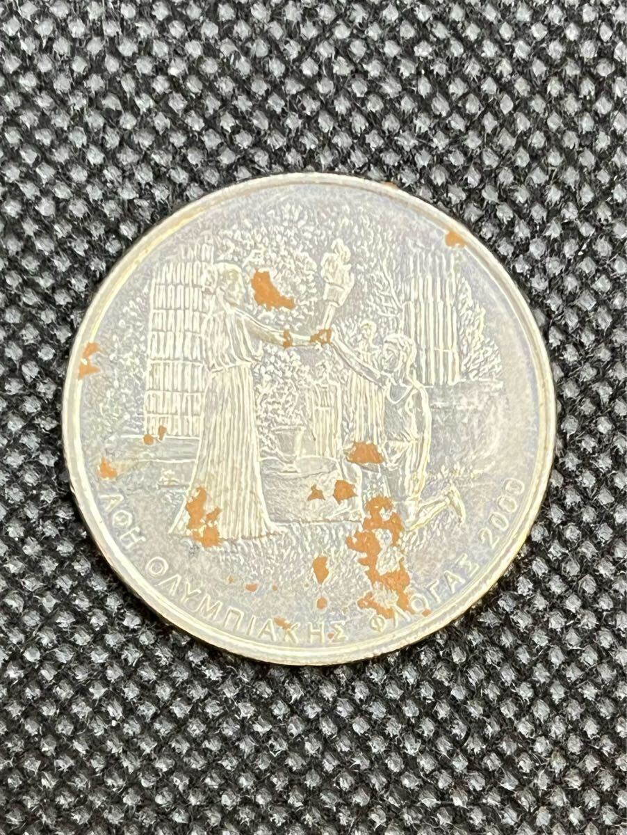 ギリシャ アテネオリンピック 500 ドラクマ 記念硬貨 コイン