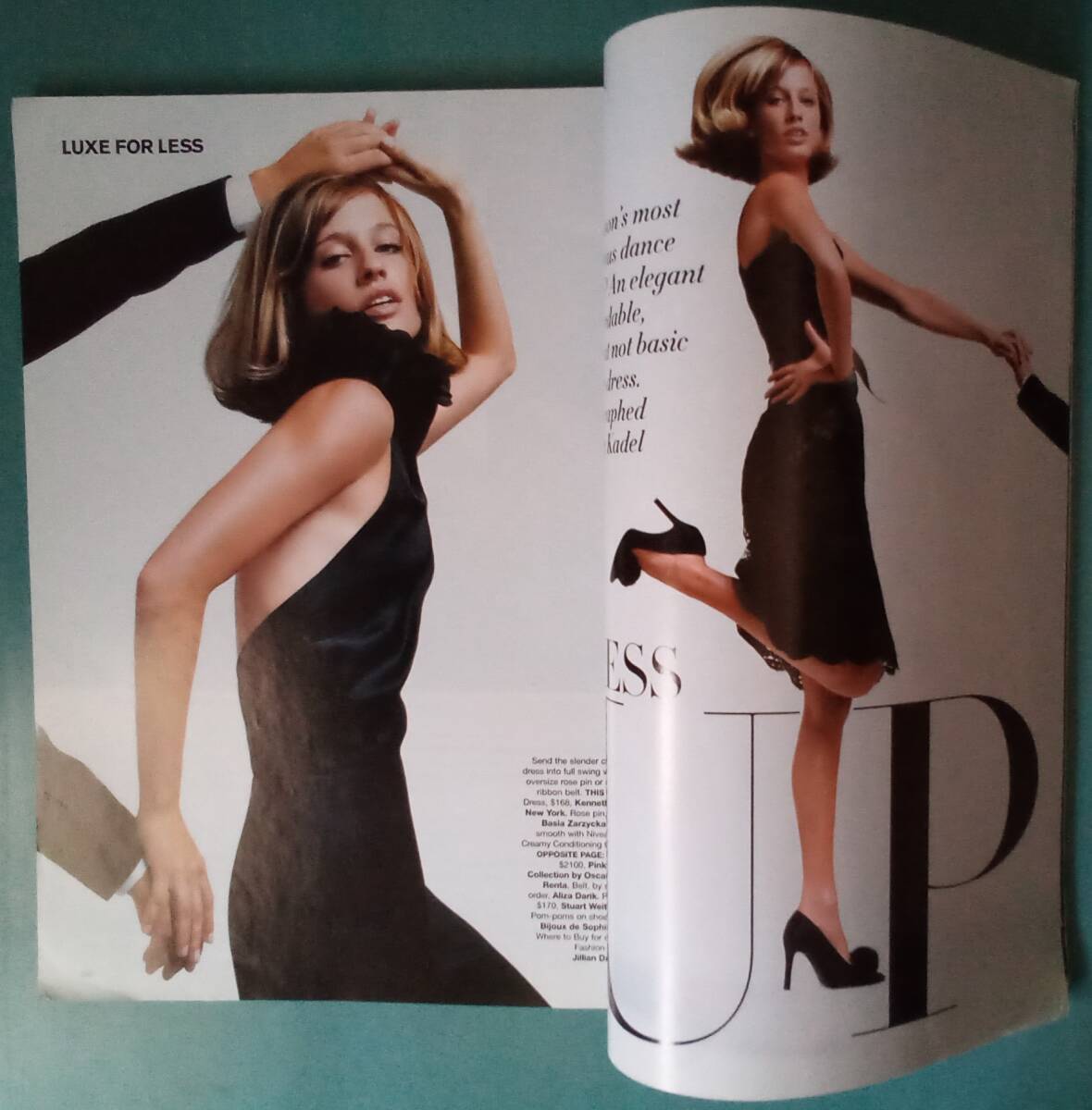 Harper's BAZAAR - -pa-zba The -2001 DECEMBERmeg* Ryan Patrick Demarchelier Terry Richardson Greg Kadel Nathaniel Goldberg