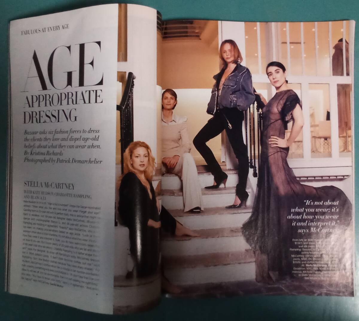 Harper's BAZAAR 2002JULY Rene -*zeruwiga- Stella * McCartney Mark * Jacob sInez Van Lamsweerde Patrick Demarchelier