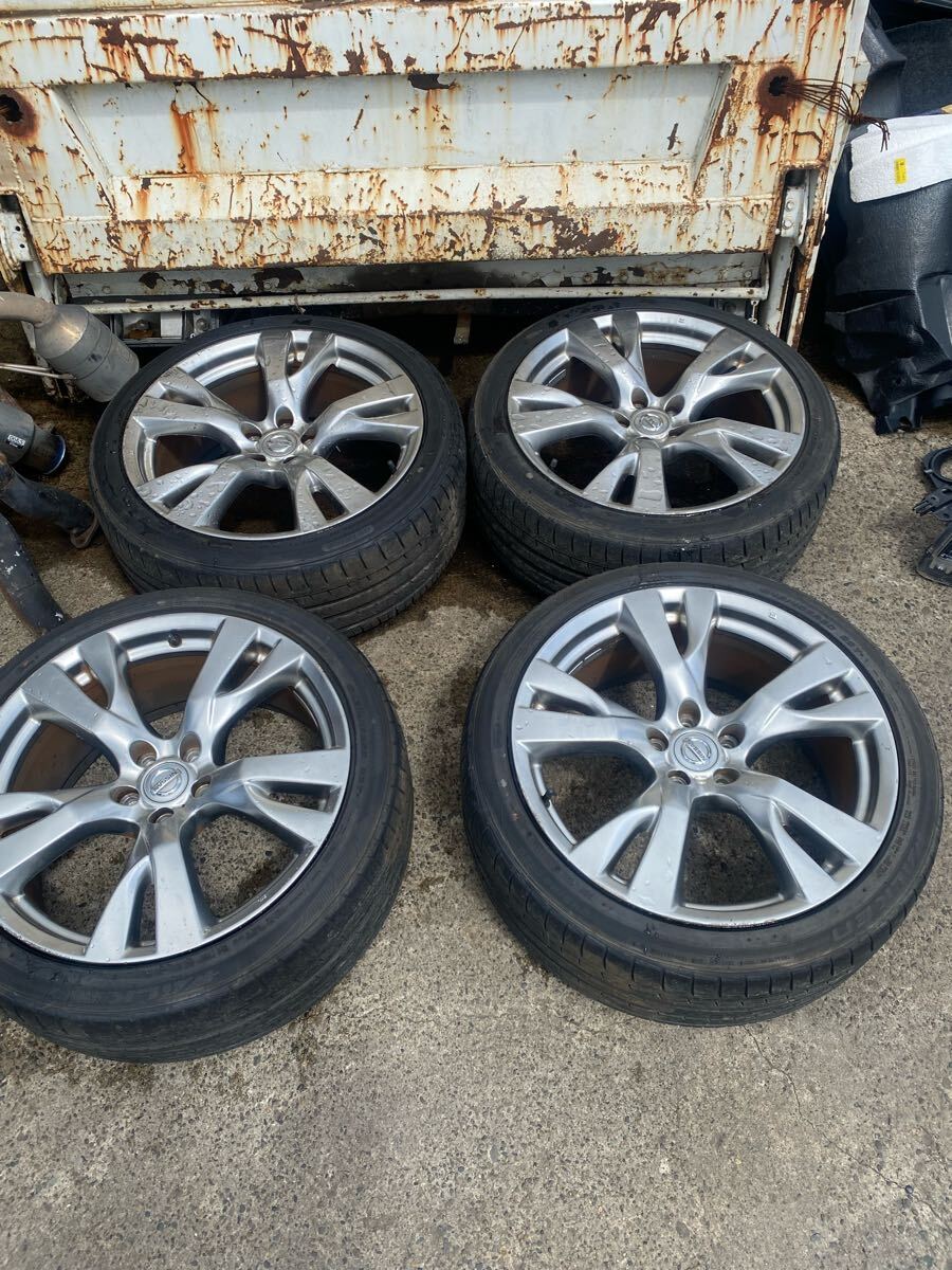 Skd 中古 日産フーガY51タイプS 純正ホイール20インチ9j 22年 Skd 中古 日産フーガY51タイプS 純正ホイール20インチ9j 22年