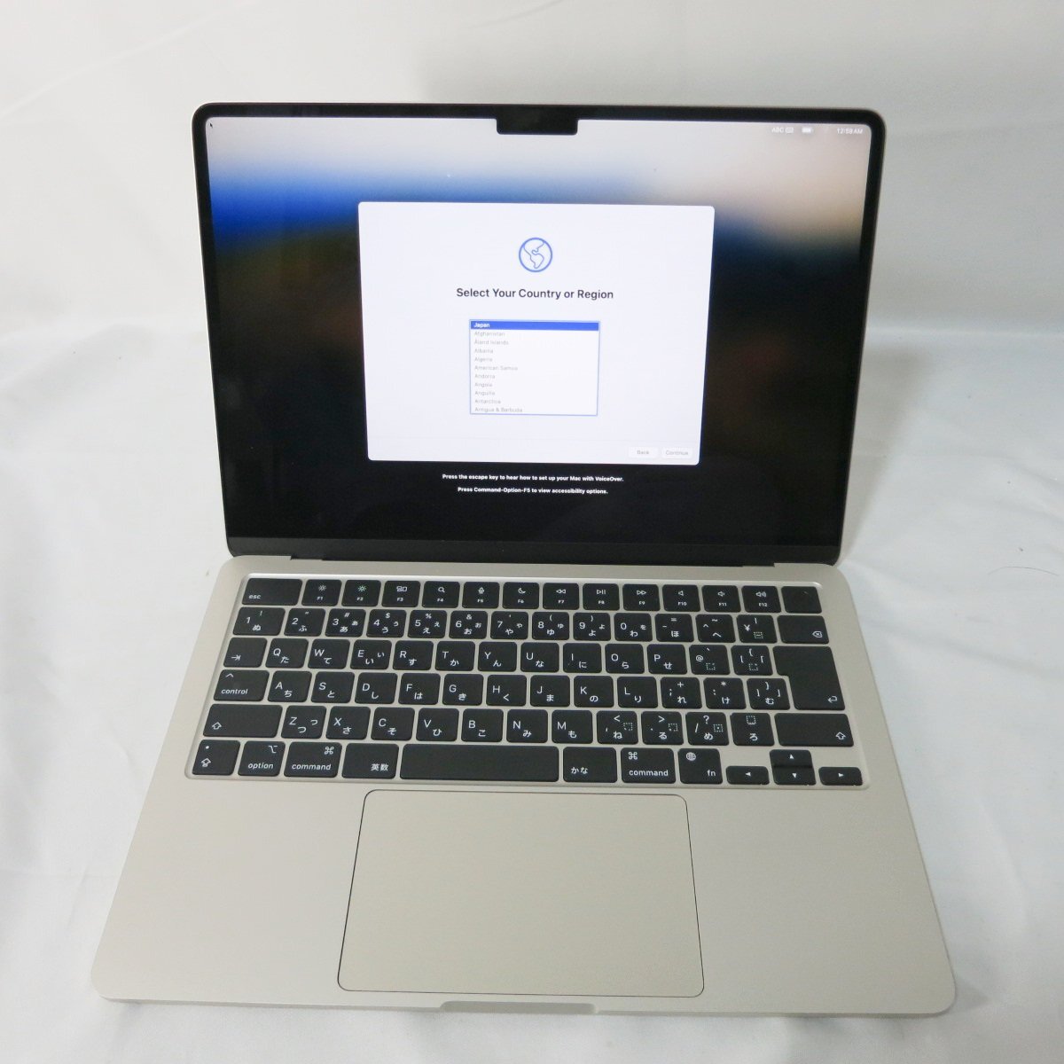 1円~ MacBook Air Liquid Retina 13.6インチ (Mid 2022) Apple 1円~ MacBook Air Liquid Retina 13.6インチ (Mid 2022) Apple