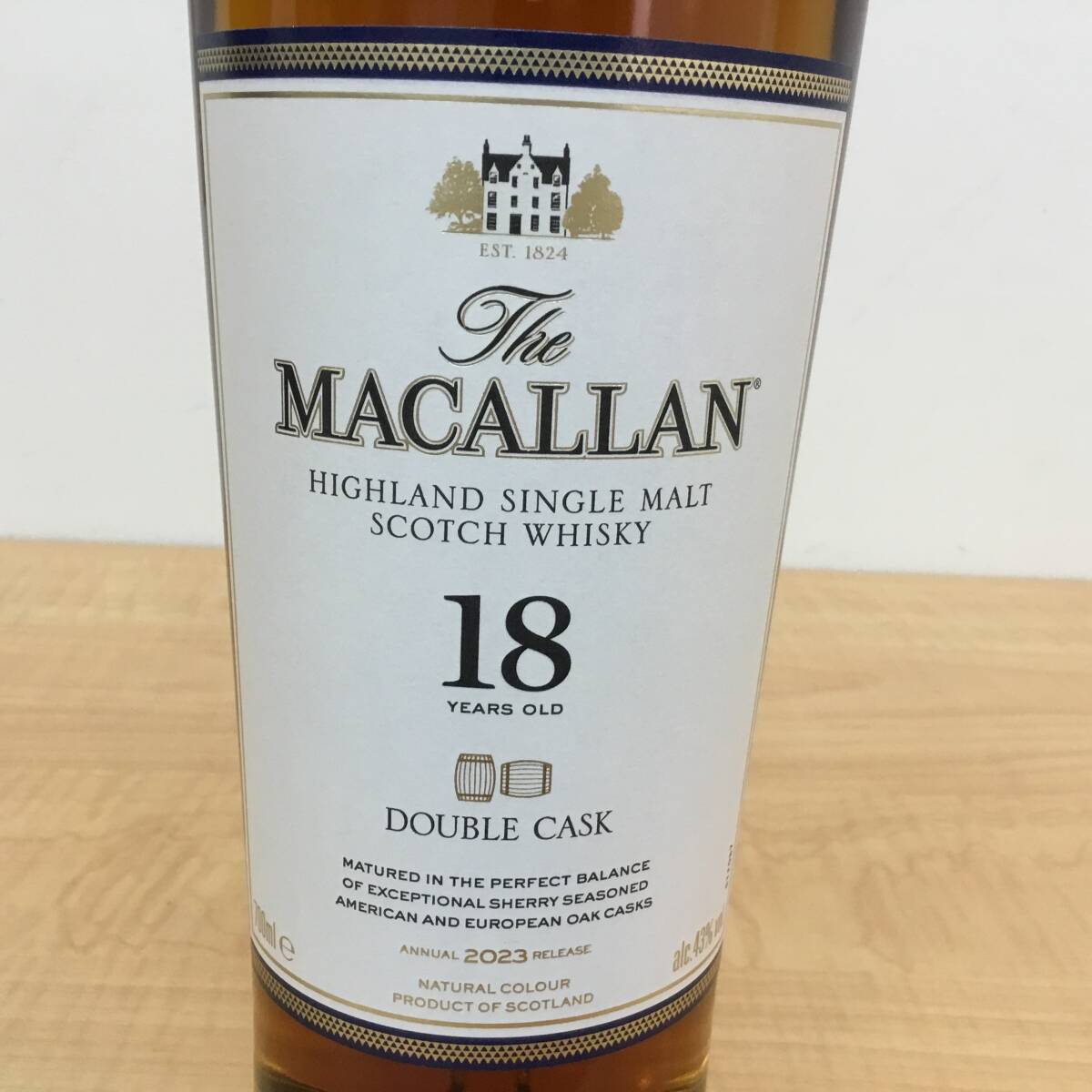 6449□ 未開封 THE MACALLAN ザマッカラン ダブルカスク 18年 6449□ 未開封 THE MACALLAN ザマッカラン ダブルカスク 18年