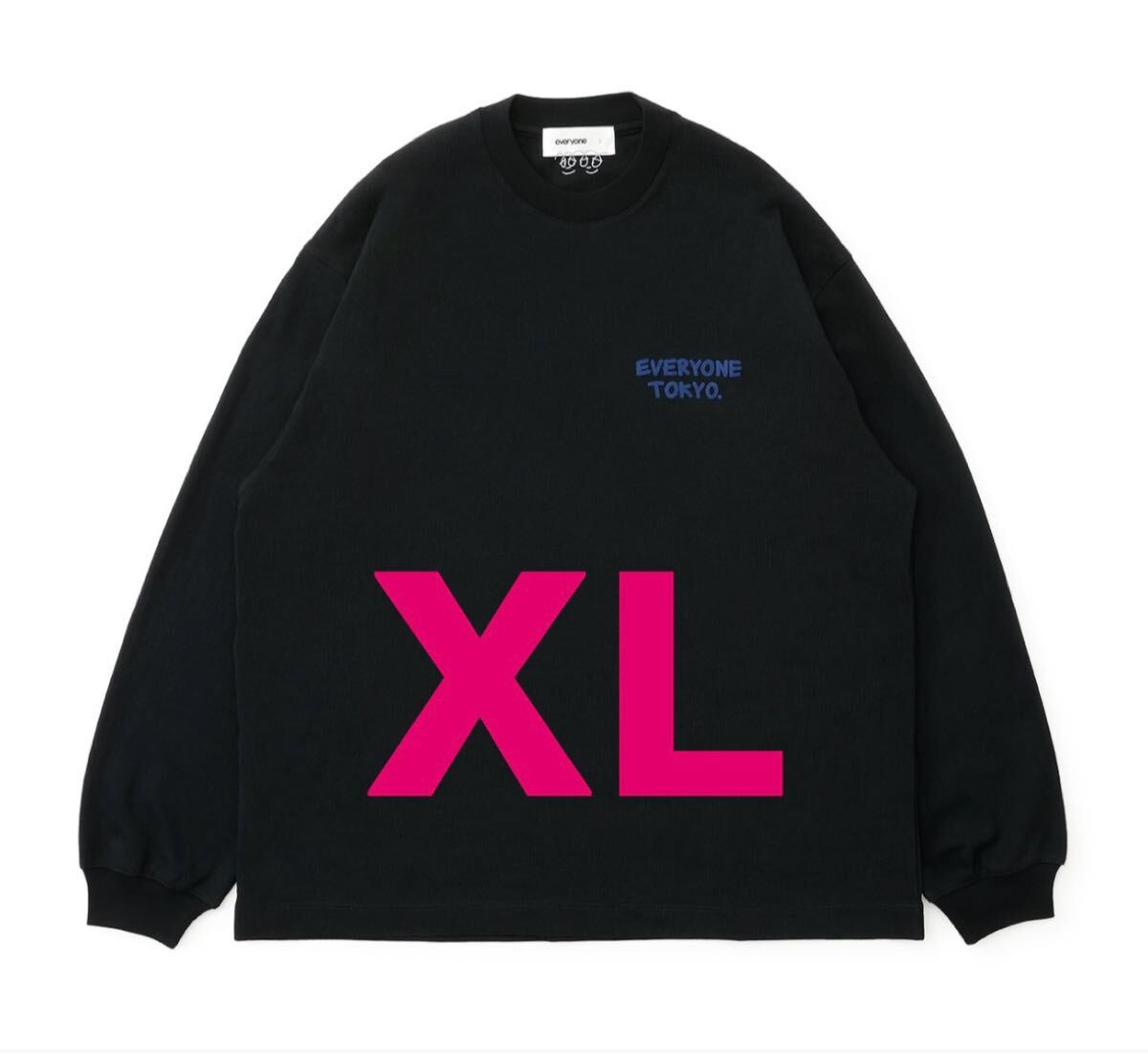 トートバッグ付き XL everyone j 30000 logo long sleeve tee トートバッグ付き XL everyone j 30000 logo long sleeve tee