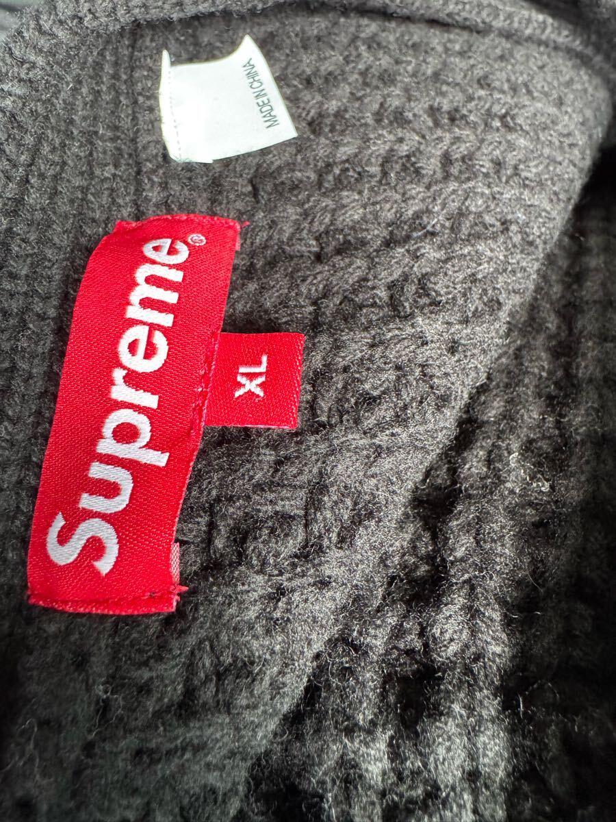 新品 正規品 Supreme Waffle Knit Cardigan 黒XL シュプリーム 新品 正規品 Supreme Waffle Knit Cardigan 黒XL シュプリーム