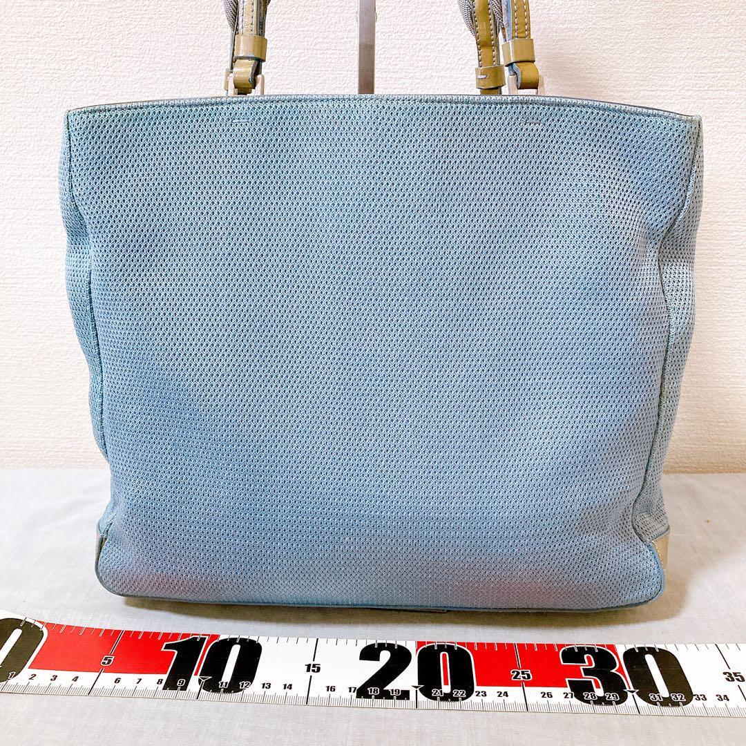 323 プラダスポーツ ハンドバッグ 水色 アーカイブメッシュ 323 プラダスポーツ ハンドバッグ 水色 アーカイブメッシュ