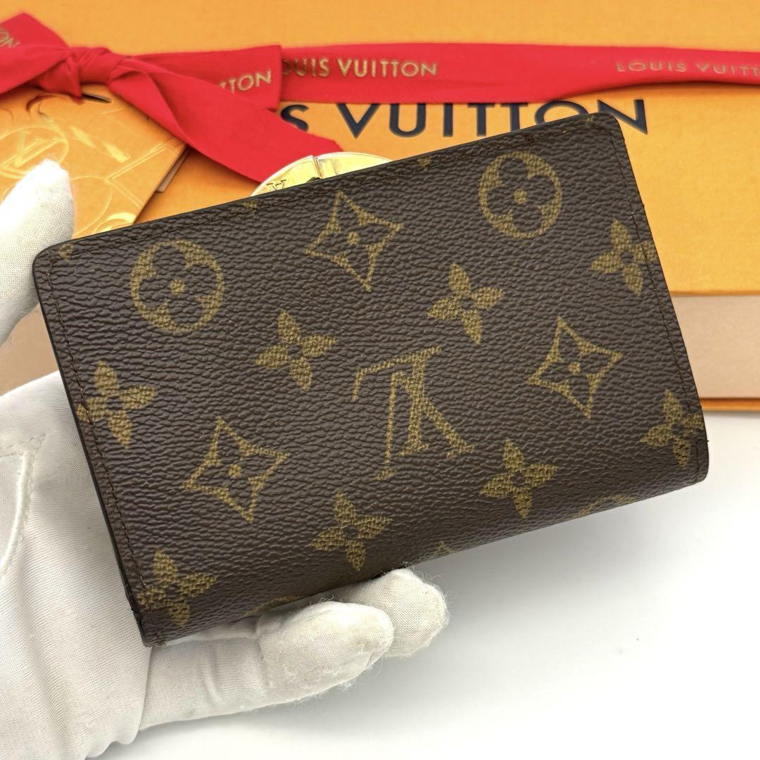 超美品 ルイヴィトン モノグラム ヴィエノワ がま口財布 超美品 ルイヴィトン モノグラム ヴィエノワ がま口財布