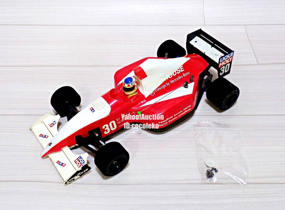 1/10 旧車 当時物 ビンテージ 詳細不明 F1 カーボン シャーシ ザウパーC12 メルセデス ボディ付 京商 タミヤ HPIなど