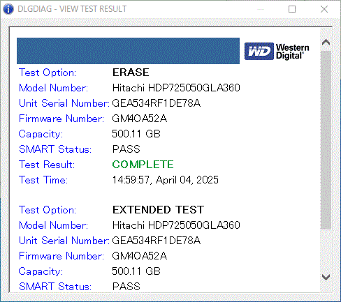 HDP725050GLA360 Deskstar P7K500 500GB HGST HITACHI 日立 3.5インチ SATA HDD