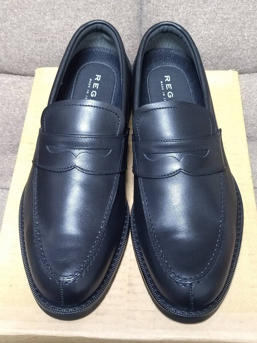 使用感わずか・防水GORE-TEX】REGAL Uチップローファー 30NR 黒 使用感わずか・防水GORE-TEX】REGAL Uチップローファー 30NR 黒