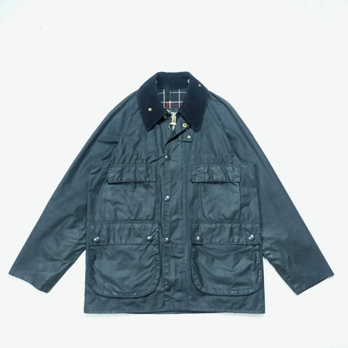 80s Barbour bedale c38 ターコイズ ネイビー 2クラウン 80s Barbour bedale c38 ターコイズ ネイビー 2クラウン