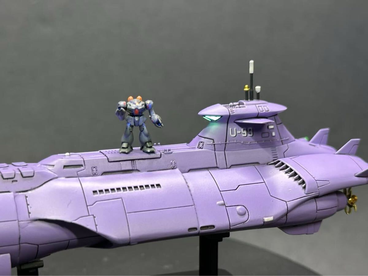ガンダム1/1700 GK完成品 1:1700 fleetmo製 公国軍の攻撃用