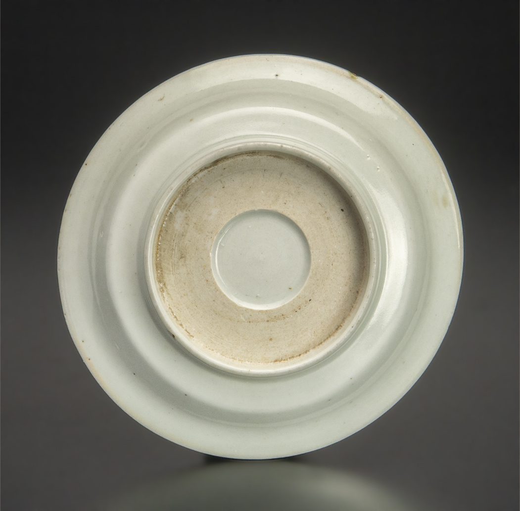 17世紀 姫谷焼 色絵楼閣山水文皿 5客 共箱 古美術_画像6