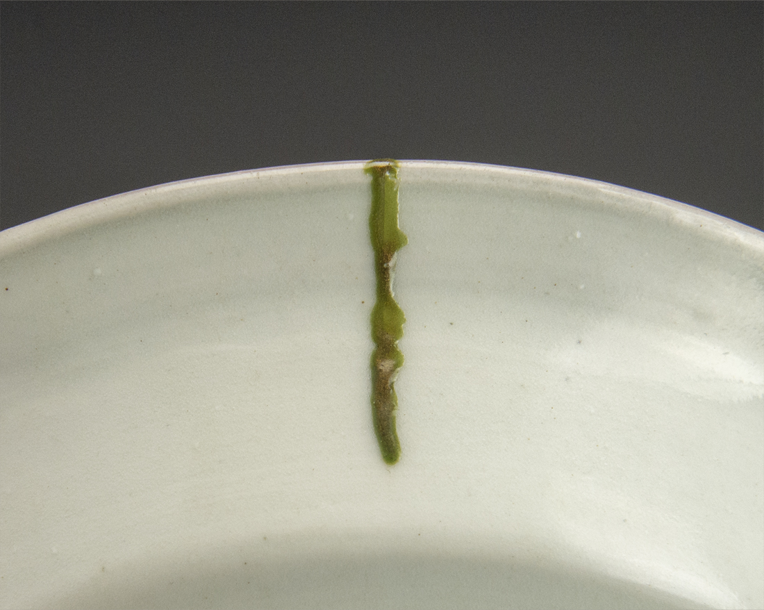 17世紀 姫谷焼 色絵楼閣山水文皿 5客 共箱 古美術_画像8