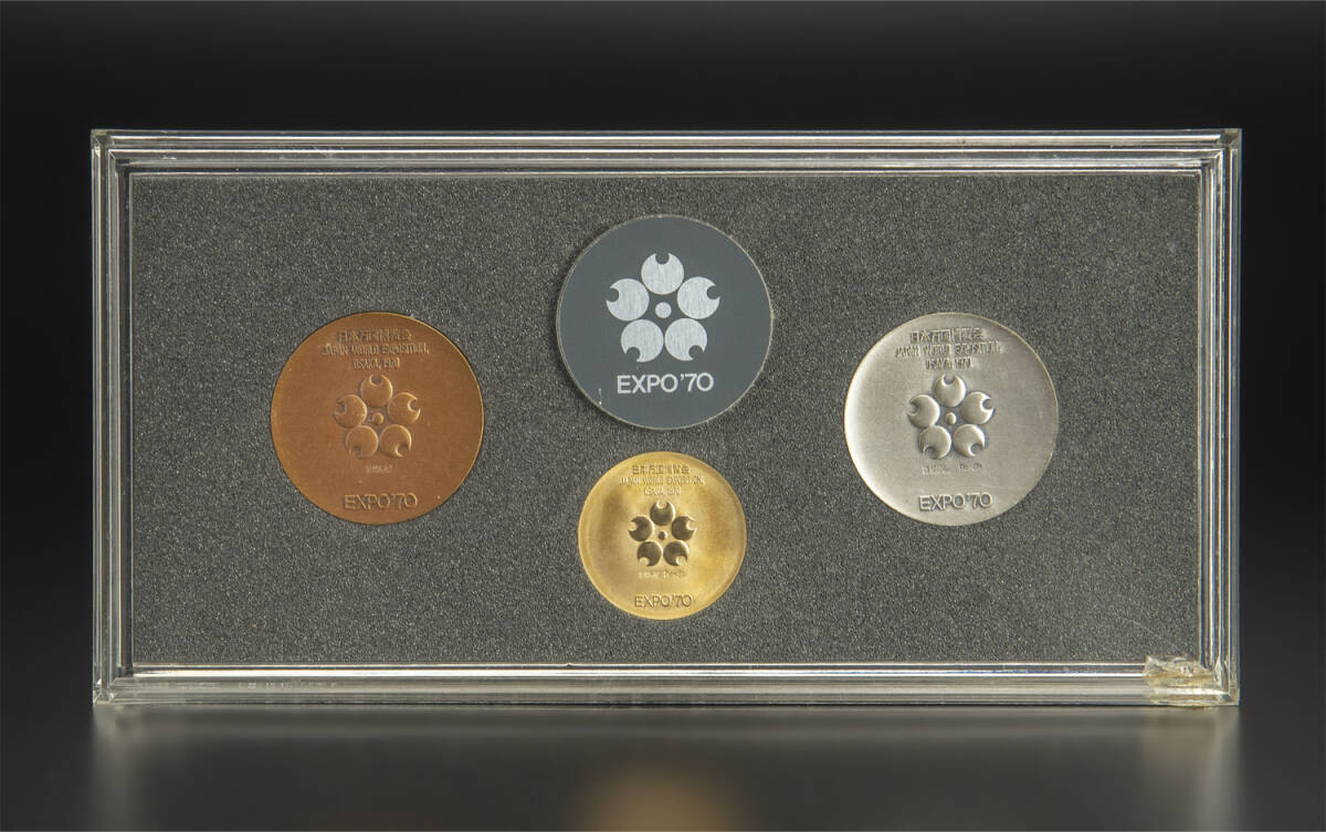 日本万国博覧会記念メダル EXPO'70 金銀銅3枚セット k18 13.4g 日本万国博覧会記念メダル EXPO'70 金銀銅3枚セット k18 13.4g