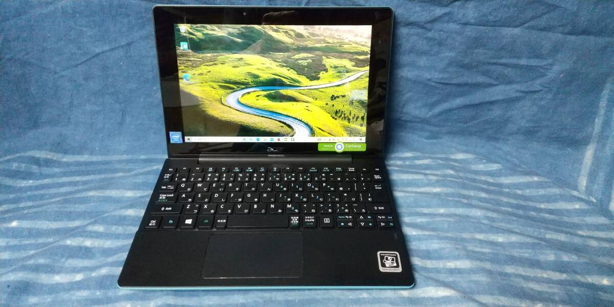 Acer Aspire Switch10[SW3-016]4Way/タッチパネル/Win10Home/Atom2×5/2G/64GB(eMMC)/Pブルー](直接手渡可)