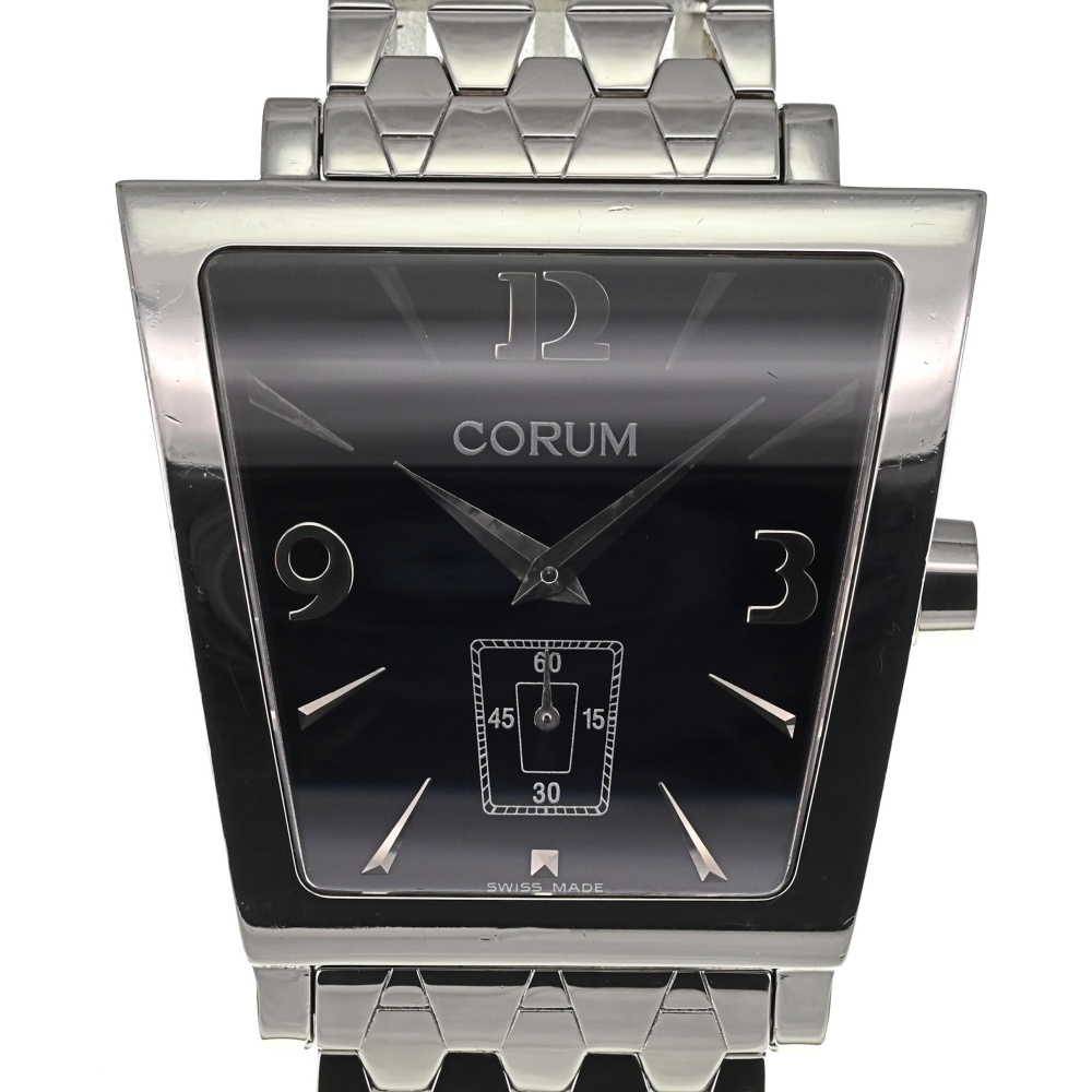  Corum CORUM 106.404.20 трапеция small second кварц женский хорошая вещь коробка * с гарантией .P#137973