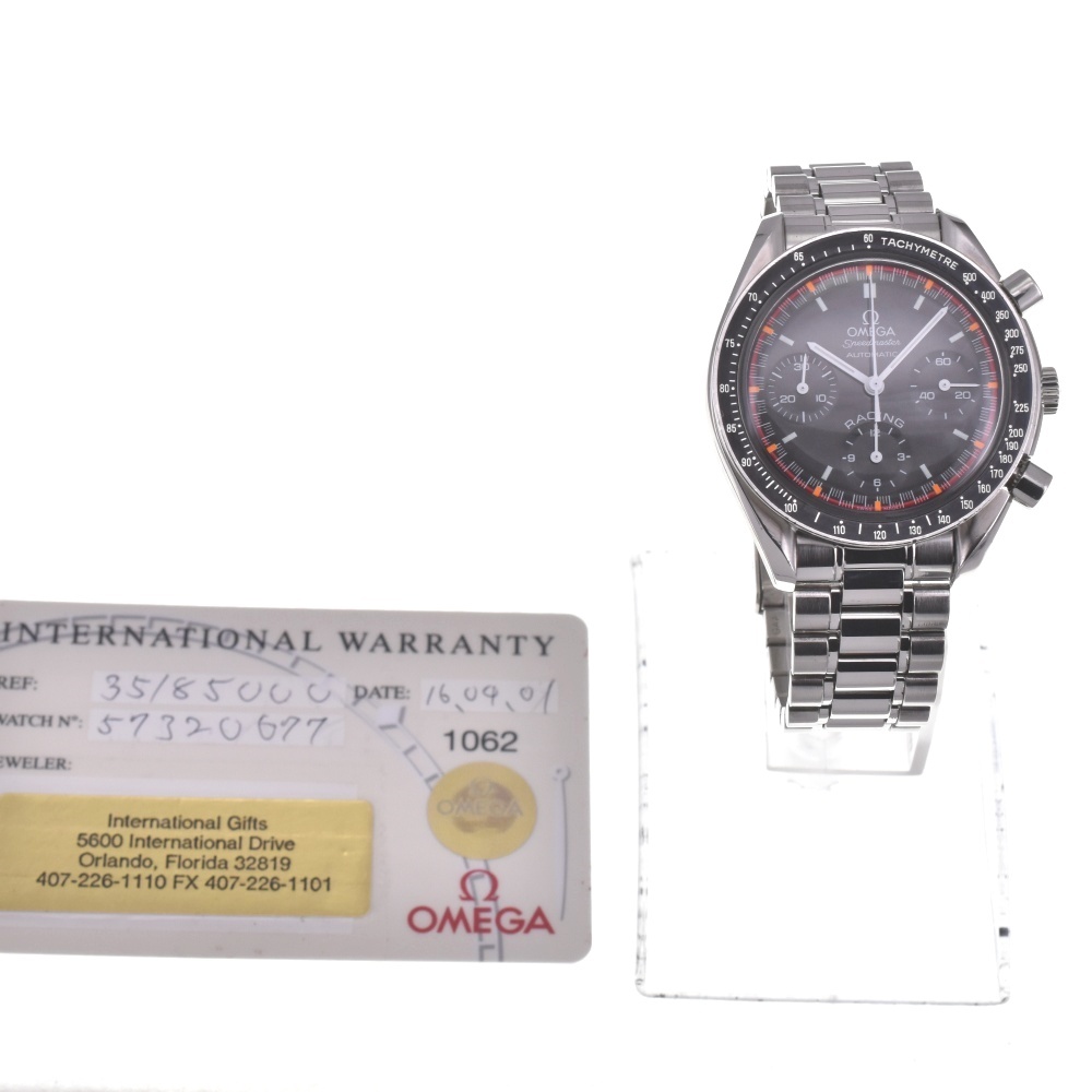  снижение цены Omega OMEGA 3518.50 Speedmaster рейсинг Schumacher world Champion 2000 мужской хорошая вещь с гарантией .*#131386