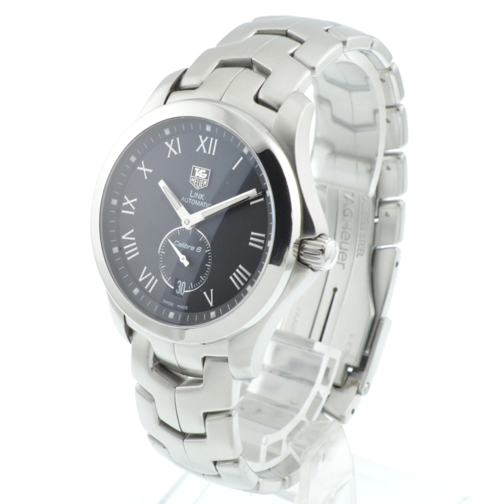 値下 タグホイヤー TAG HEUER WJF211J リンク デイト キャリバー6 150周年記念モデル 自動巻き メンズ 美品 箱付き D#136343