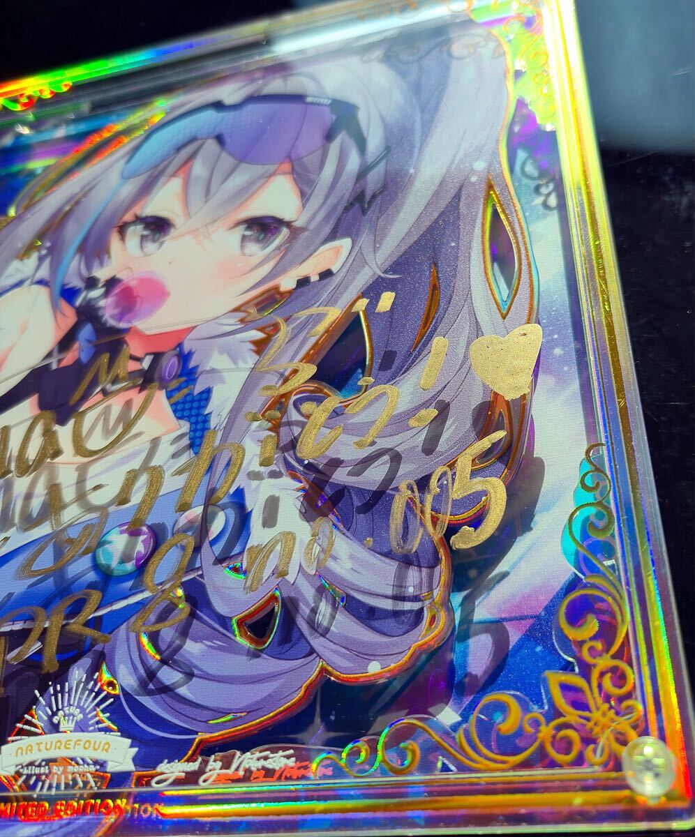 がうるぐら 受注生産 風林火山 直筆サイン アクリル複製画 ホロライブ 色紙 Yahoo!オークション - 風林火山 BOOTH限定 直筆サインアクリル