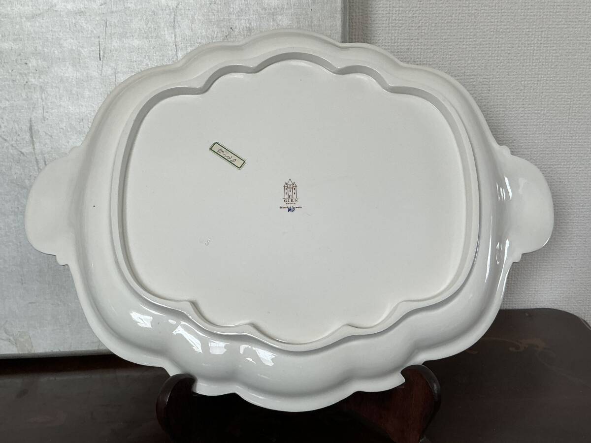 Gien ジアン アンティーク Pivoine ピヴォワンヌ ピオニー 手付 Gien ジアン アンティーク Pivoine ピヴォワンヌ ピオニー 手付