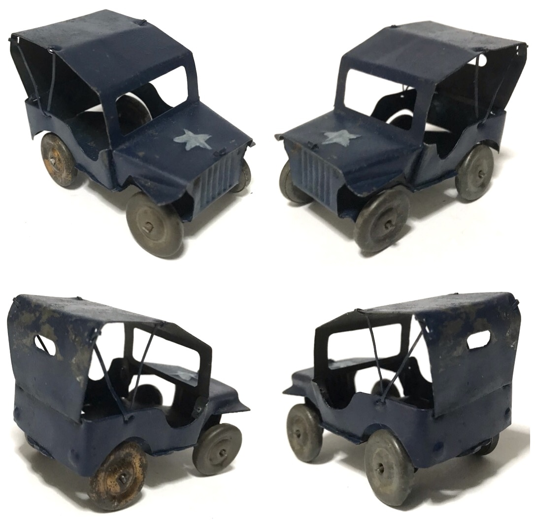 超歓迎された 1940~50年代/日本製ブリキのおもちゃ☆米軍JEEP(ジープ)☆検 その他