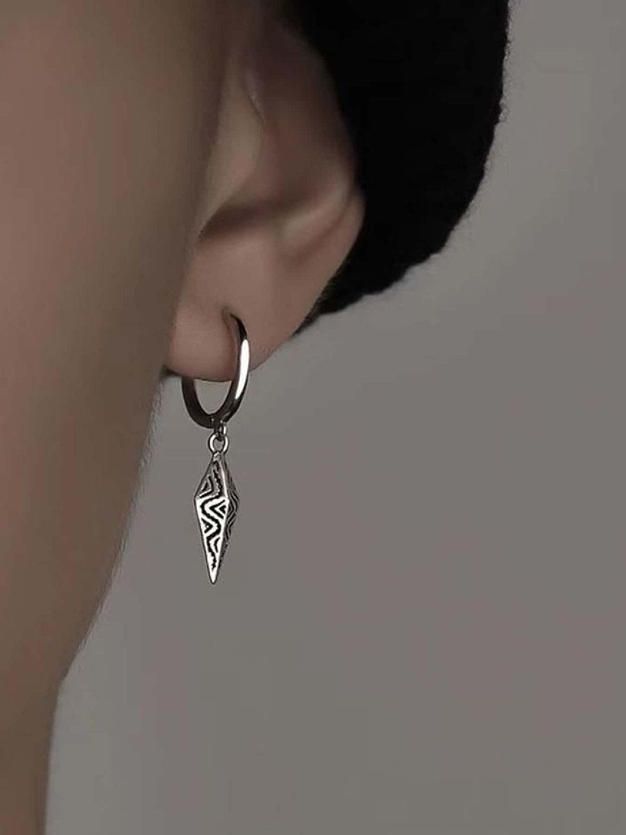 ジュエリー メンズ イヤーアクセサリー 1個(gè) メンズ シンプル 個(gè)性 シングル , 適す 用 日常 ウェア スタッドピアス