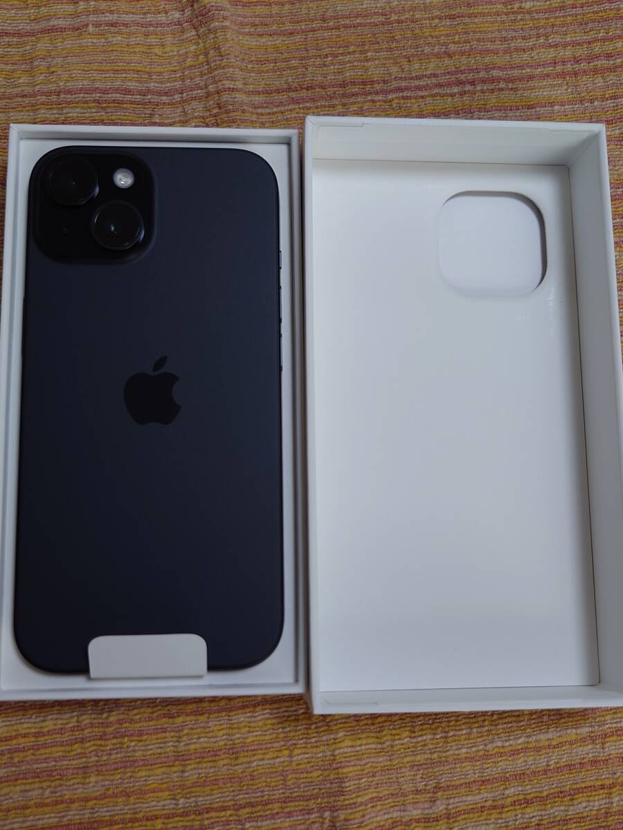 未使用 iPhone15 black SIMフリー Apple 黒 アップル 128GB 一括 未使用 iPhone15 black SIMフリー Apple 黒 アップル 128GB 一括