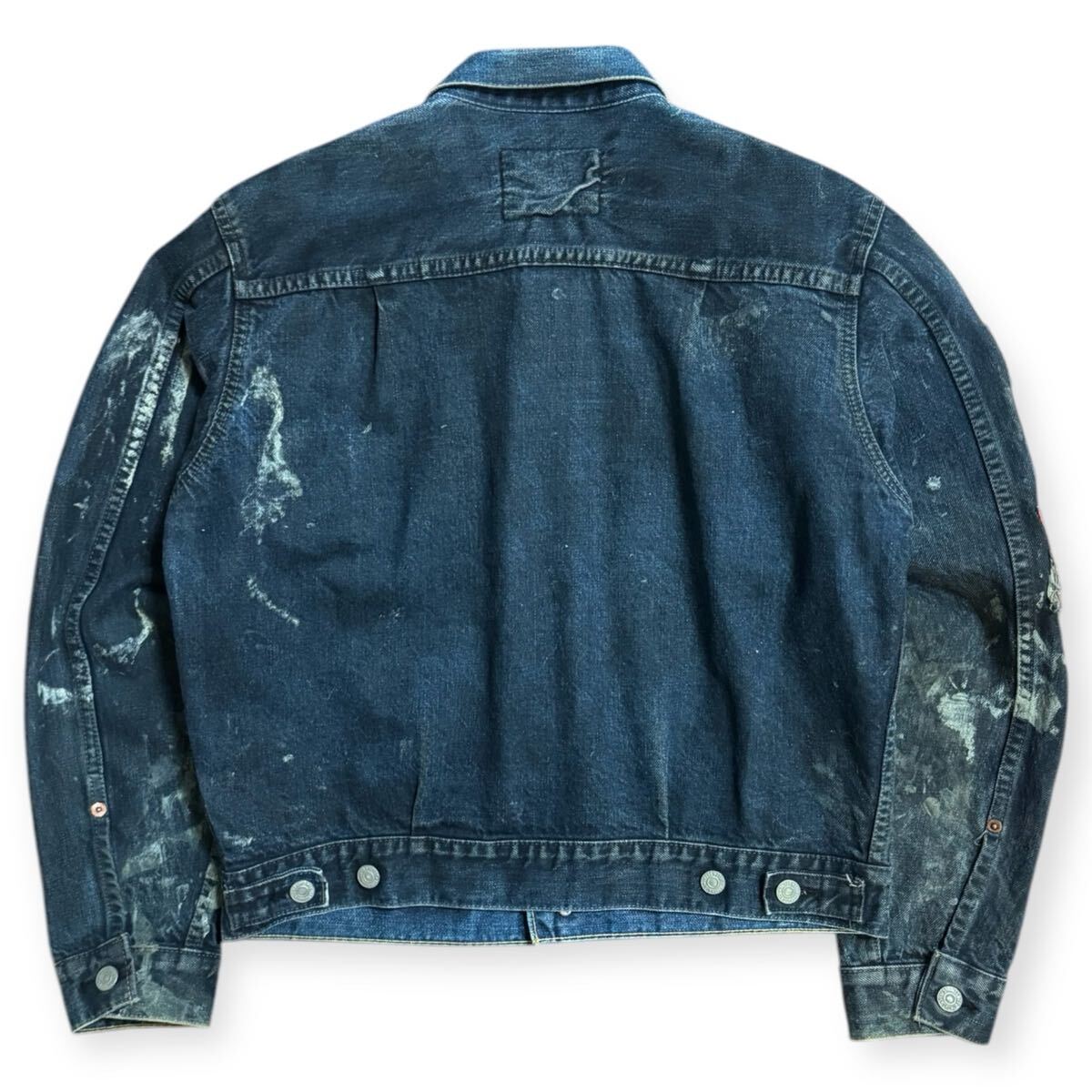 雰囲気 LEVI'S 507 復刻 ビッグE 2nd 90s デニムジャケット 短丈 雰囲気 LEVI'S 507 復刻 ビッグE 2nd 90s デニムジャケット 短丈