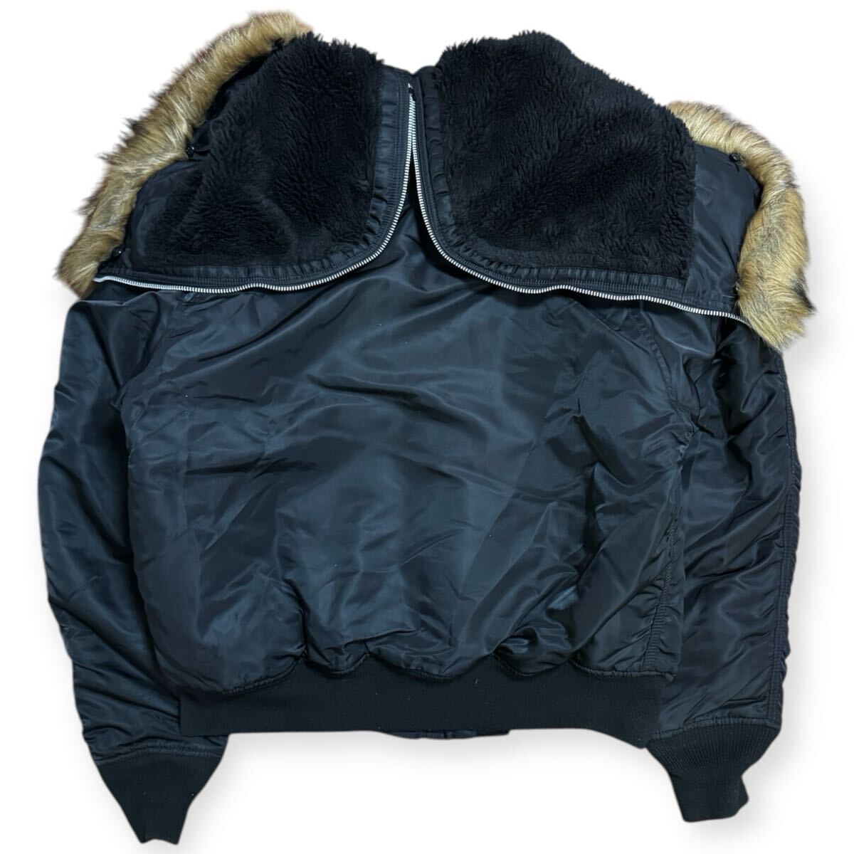 ALPHA INDUSTRIES 脱着式エコファー TYPE N-2B フライト ALPHA INDUSTRIES 脱着式エコファー TYPE N-2B フライト