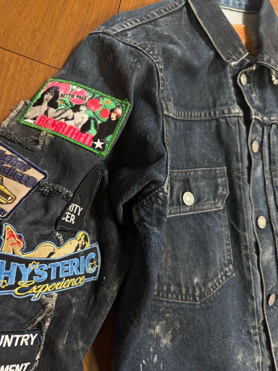 雰囲気 LEVI'S 507 復刻 ビッグE 2nd 90s デニムジャケット 短丈 雰囲気 LEVI'S 507 復刻 ビッグE 2nd 90s デニムジャケット 短丈