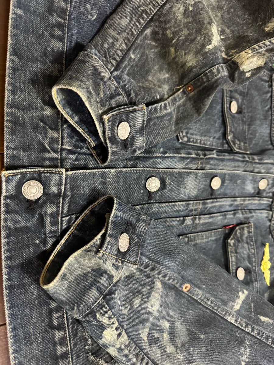 雰囲気 LEVI'S 507 復刻 ビッグE 2nd 90s デニムジャケット 短丈 雰囲気 LEVI'S 507 復刻 ビッグE 2nd 90s デニムジャケット 短丈