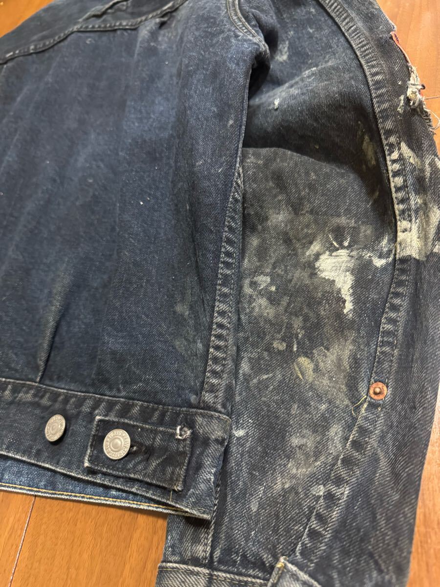 雰囲気 LEVI'S 507 復刻 ビッグE 2nd 90s デニムジャケット 短丈 雰囲気 LEVI'S 507 復刻 ビッグE 2nd 90s デニムジャケット 短丈