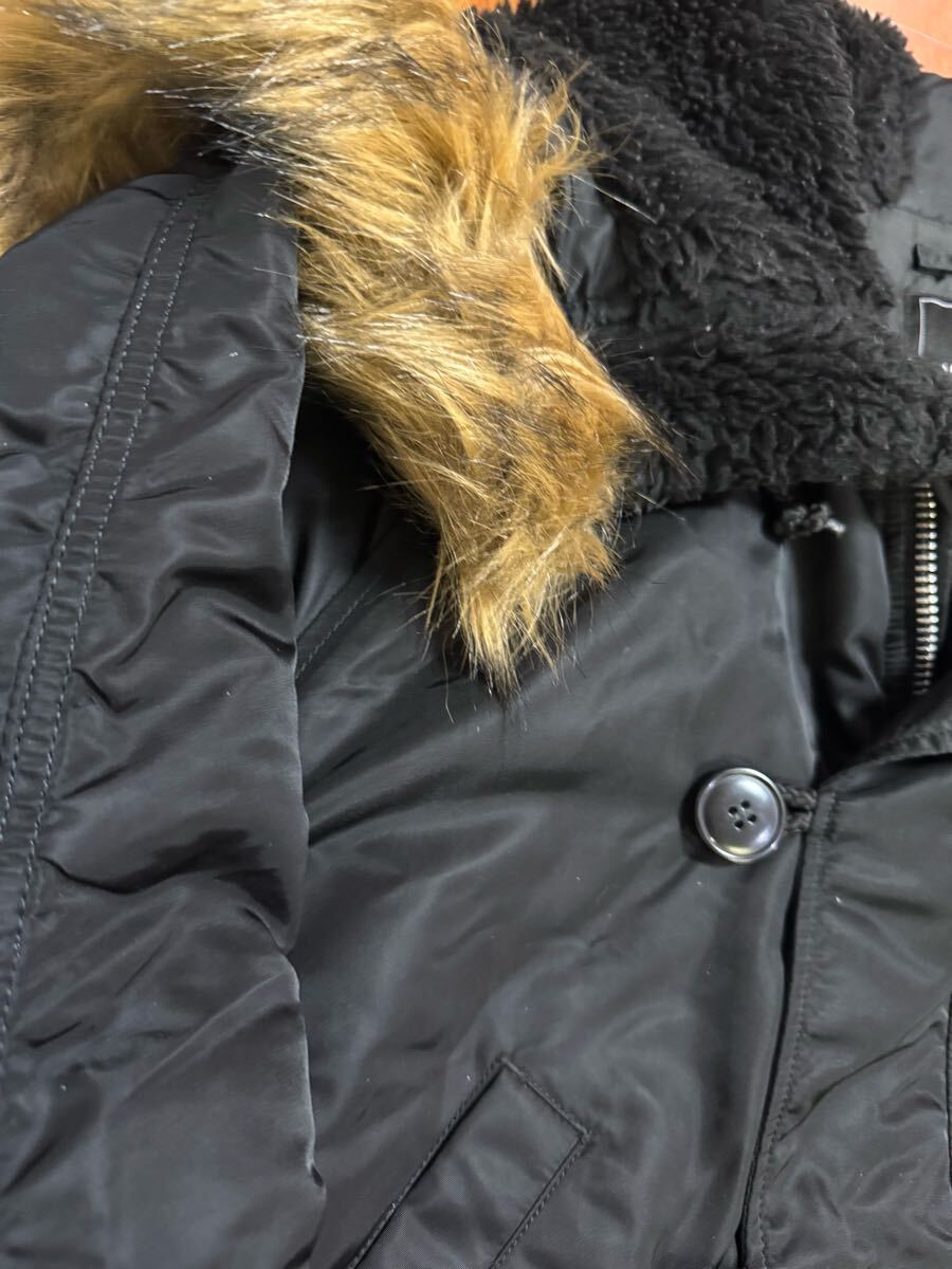 ALPHA INDUSTRIES 脱着式エコファー TYPE N-2B フライト ALPHA INDUSTRIES 脱着式エコファー TYPE N-2B フライト
