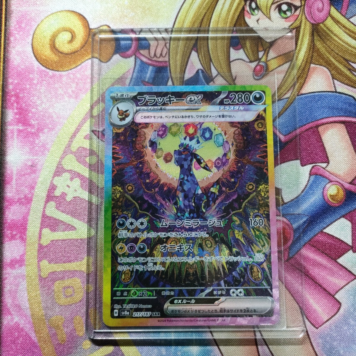 1スタ】 ブラッキーex SAR テラスタルフェスex ポケモンカード 1スタ】 ブラッキーex SAR テラスタルフェスex ポケモンカード